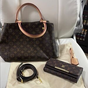 Luxury Designer Brown Tote Bag